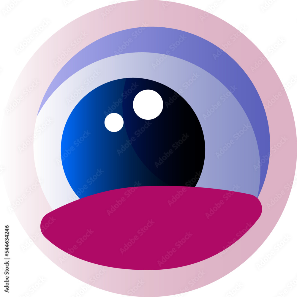 Open eye flat icon Looking up Open eye flat icon Looking up