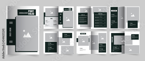 Architecture portfolio interior portfolio design portfolio template design