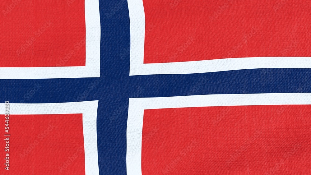 Naklejka premium Fahne, Flagge, Norwegen