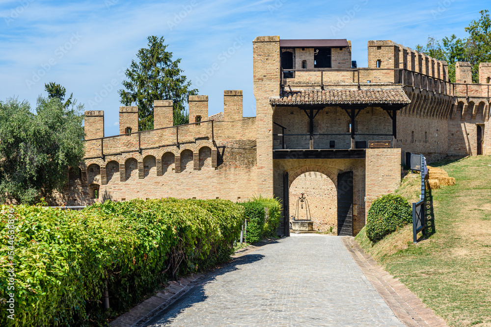 Gradara, Marche, castello di Paola e Francesca, Pesaro Urbino