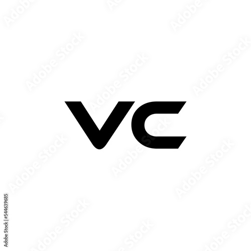VC letter logo design with white background in illustrator, vector logo modern alphabet font overlap style. calligraphy designs for logo, Poster, Invitation, etc.