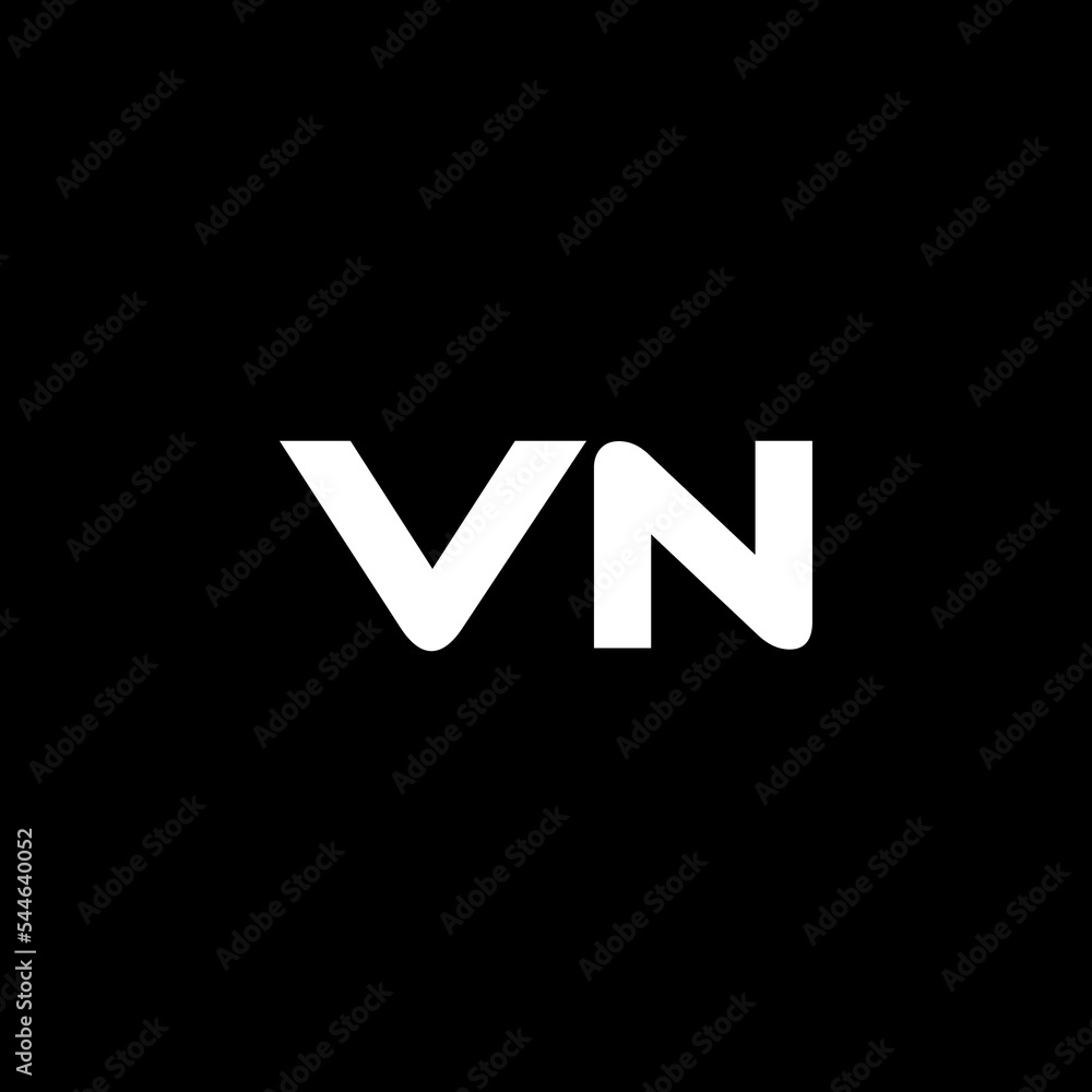 VN letter logo design with black background in illustrator, vector logo modern alphabet font overlap style. calligraphy designs for logo, Poster, Invitation, etc. VN letter logo design with black background in illustrator, vector logo modern alphabet font overlap style. calligraphy designs for logo, Poster, Invitation, etc.