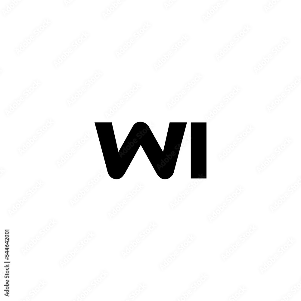 WI letter logo design with white background in illustrator, vector logo modern alphabet font overlap style. calligraphy designs for logo, Poster, Invitation, etc. WI letter logo design with white background in illustrator, vector logo modern alphabet font overlap style. calligraphy designs for logo, Poster, Invitation, etc.