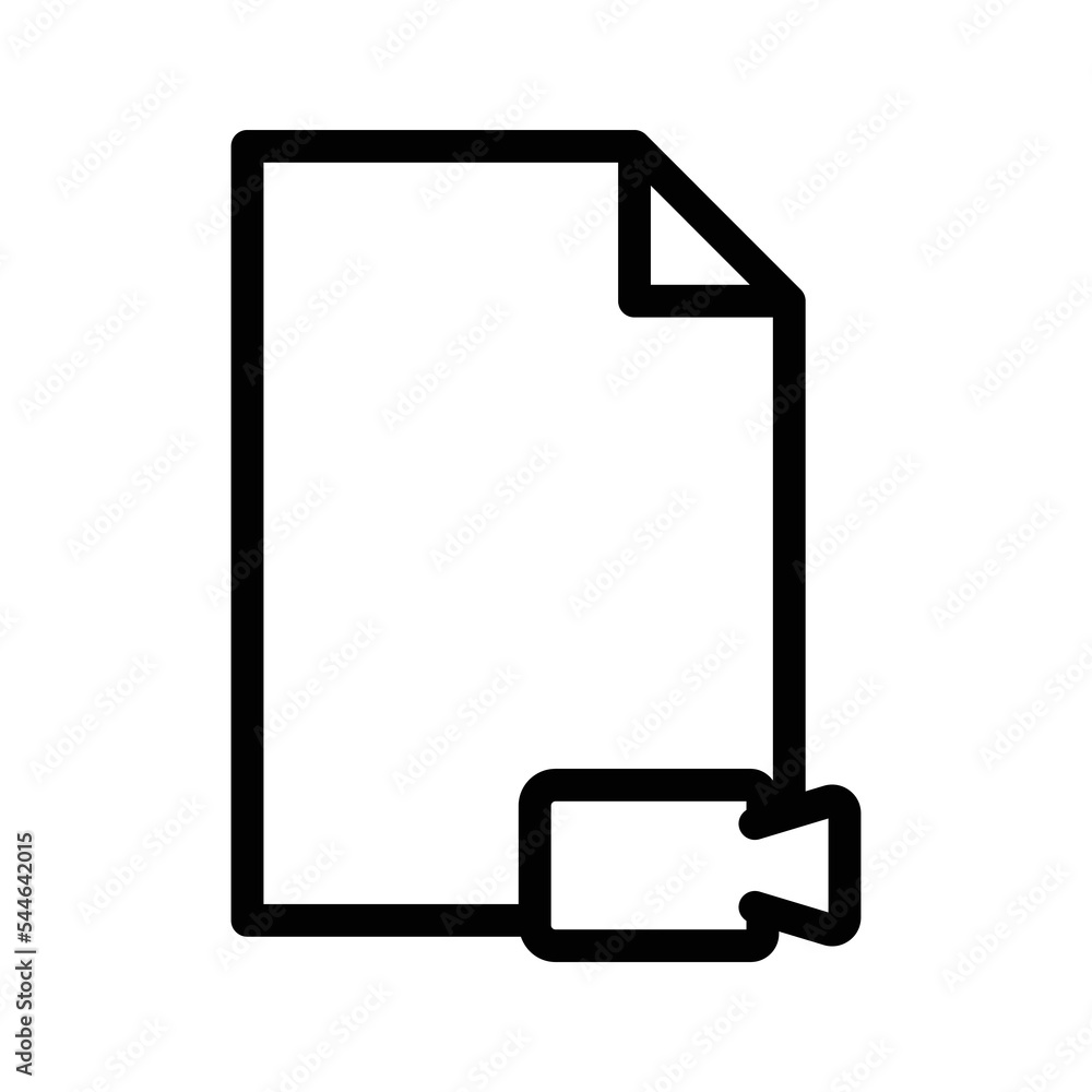 Paper line icon illustration with video camera. suitable for video file icon. icon related to document, file. Simple vector design editable. Pixel perfect at 32 x 32 Paper line icon illustration with video camera. suitable for video file icon. icon related to document, file. Simple vector design editable. Pixel perfect at 32 x 32