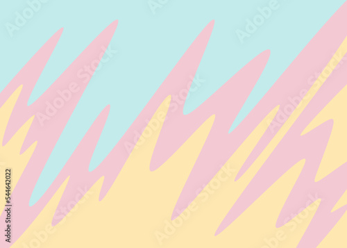Simple background with cute wavy lines pattern
