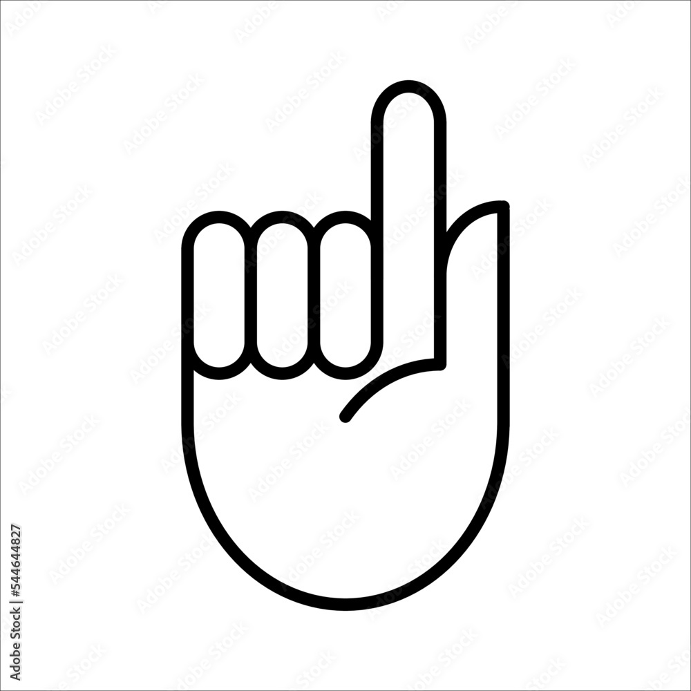 Fototapeta premium hand icon