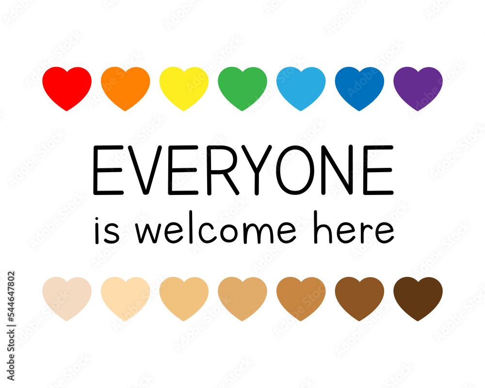 everyone-is-welcome-here-poster-home-and-classroom-decor-wall-art-for