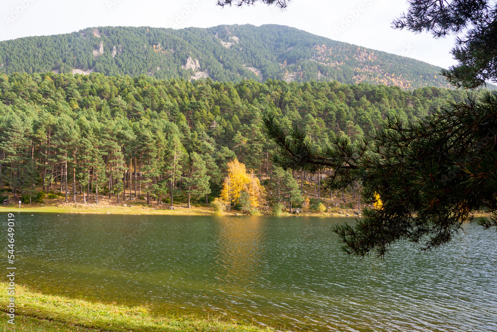 Lake Engolasters in Andorra. Beautiful landscape.