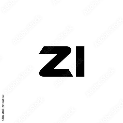 ZI letter logo design with white background in illustrator, vector logo modern alphabet font overlap style. calligraphy designs for logo, Poster, Invitation, etc.