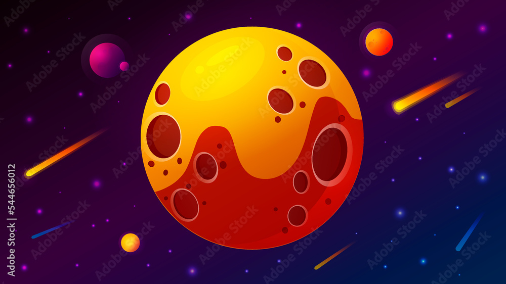 Fototapeta premium planet in space