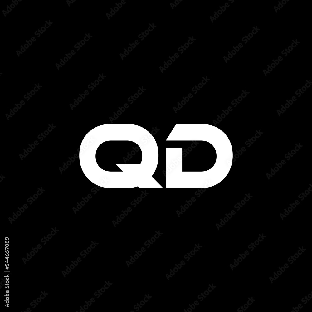 QD letter logo design with black background in illustrator, vector logo modern alphabet font overlap style. calligraphy designs for logo, Poster, Invitation, etc. QD letter logo design with black background in illustrator, vector logo modern alphabet font overlap style. calligraphy designs for logo, Poster, Invitation, etc.