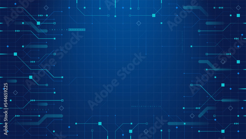 Abstract future digital technology background, system data connection interface.