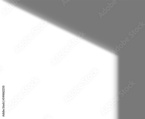 Realistic window shadow. Multiply Overlay effect. Long shadow light on wall or floor. Scenes of natural lighting background for design. Transparent PNG illustration