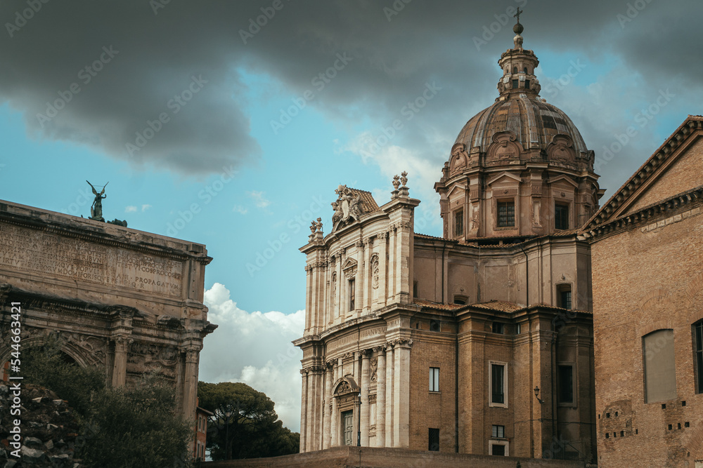 Chiesa dei Santi Luca e Martina - Sunset Church Rome
