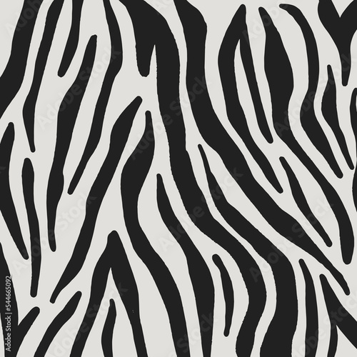 Zebra Modern editable vector Hand drawing pattern.