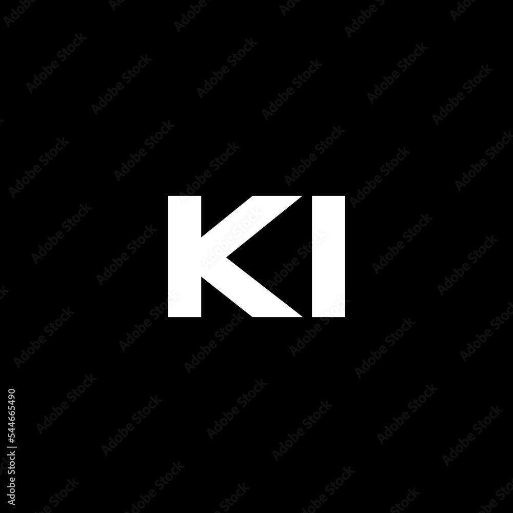 KI letter logo design with black background in illustrator, vector logo modern alphabet font overlap style. calligraphy designs for logo, Poster, Invitation, etc. KI letter logo design with black background in illustrator, vector logo modern alphabet font overlap style. calligraphy designs for logo, Poster, Invitation, etc.