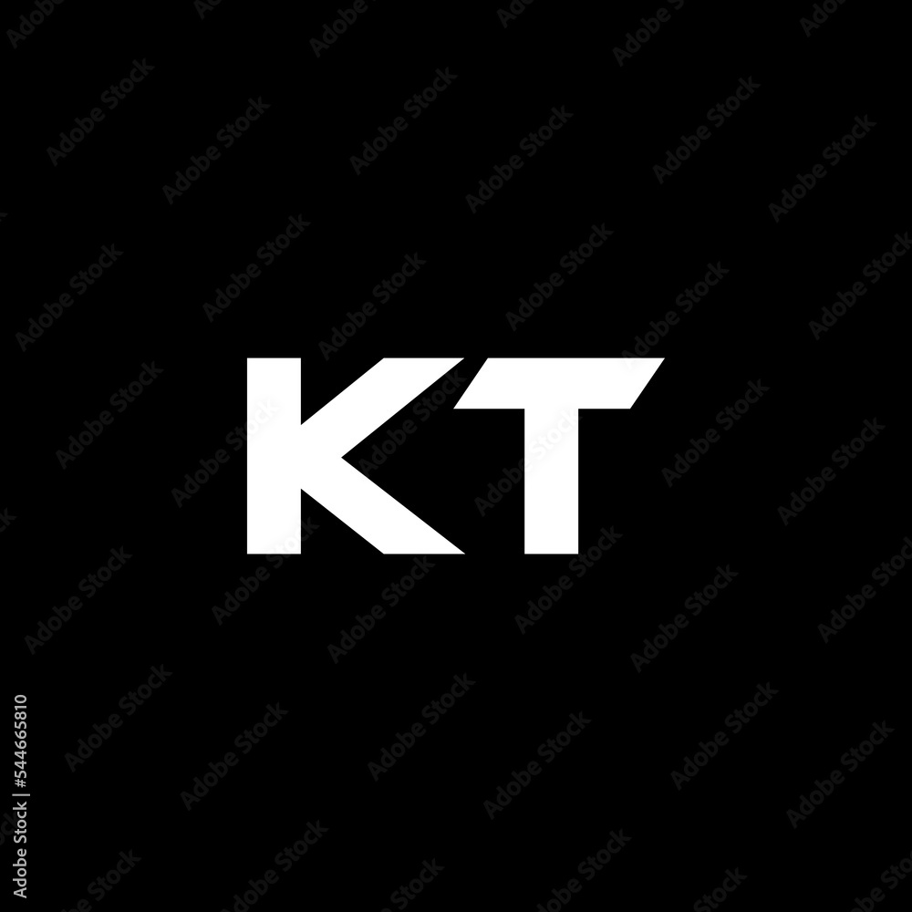 KT letter logo design with black background in illustrator, vector logo modern alphabet font overlap style. calligraphy designs for logo, Poster, Invitation, etc. KT letter logo design with black background in illustrator, vector logo modern alphabet font overlap style. calligraphy designs for logo, Poster, Invitation, etc.