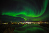 Aurora polaris is a physical phenomenon that occurs when the solar wind is more powerful than large electrical discharges hurling electrically charged particles to Earth. In Northern Norway 