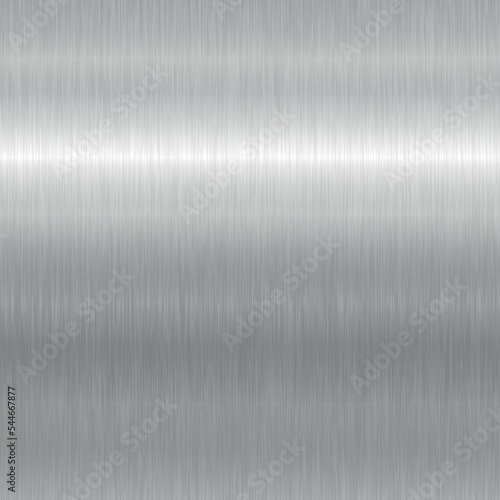 Seamless brushed metal texture. Vector steel background with scratches.