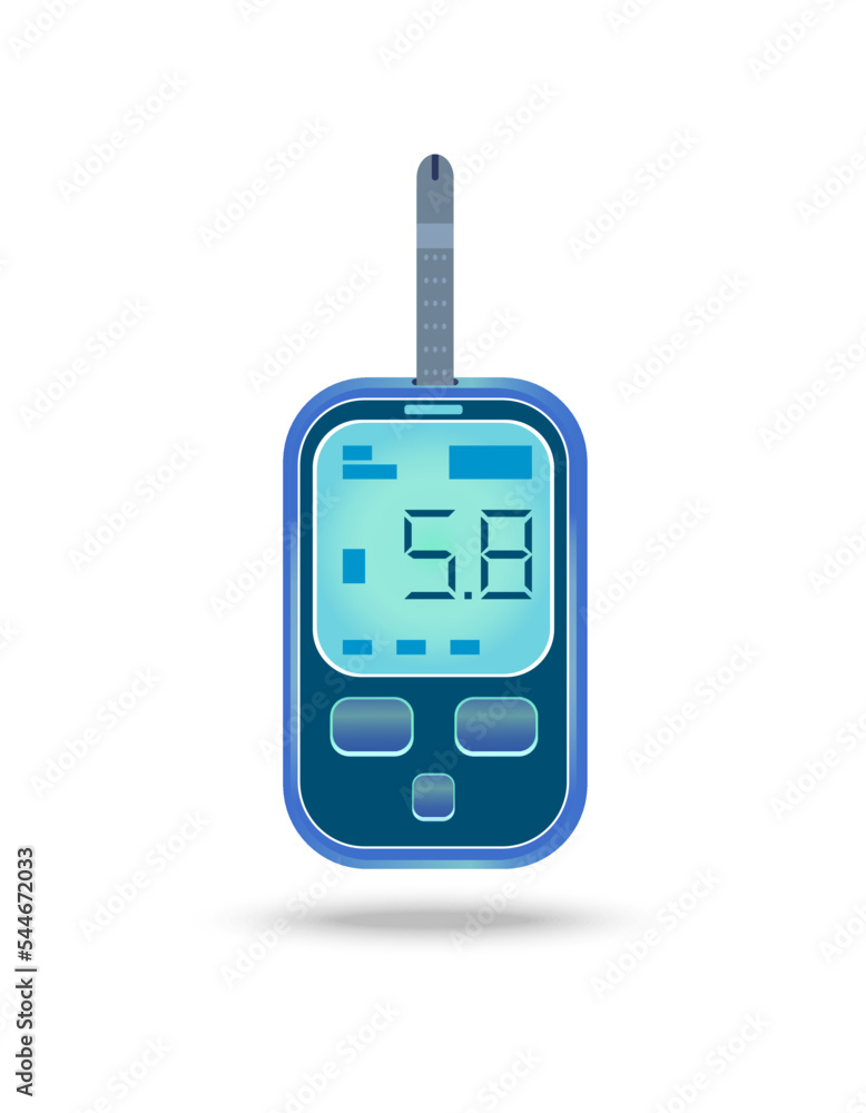 Glucometer, personal tool for blood sugar test Glucometer, personal tool for blood sugar test