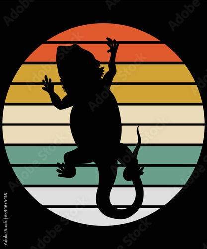 i love bearded dragon t-shirt design 