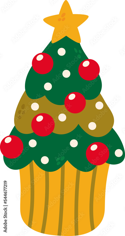 Christmas cupcake tree. Christmas cupcake tree.