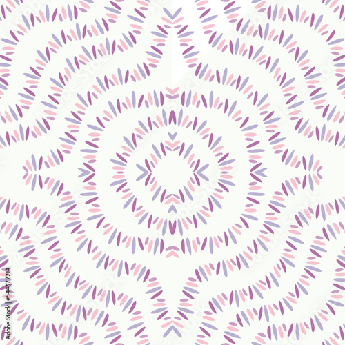 Vector abstract pattern in pastel colors on a white background for home textile, napkin, tablecloth, hijab, pillowcase