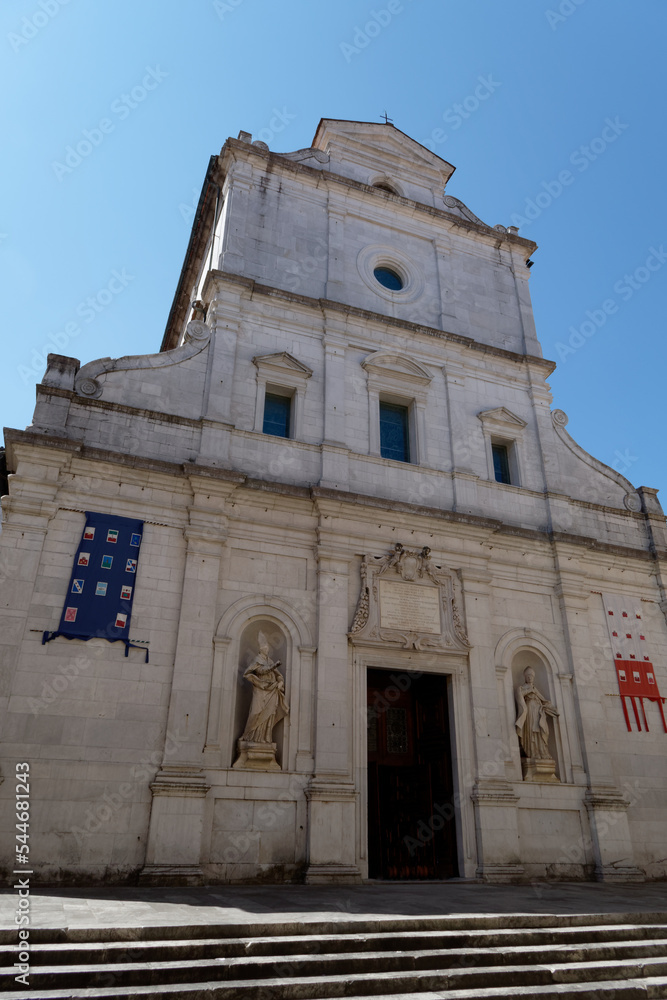 Renaissance style Catholic basilica church of San Paolino or Santi Paolino e Donato . Lucca, Italy