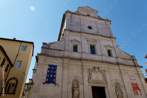 Renaissance style Catholic basilica church of San Paolino or Santi Paolino e Donato . Lucca, Italy photo