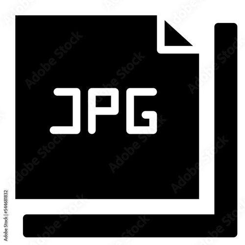 jpg glyph icon style