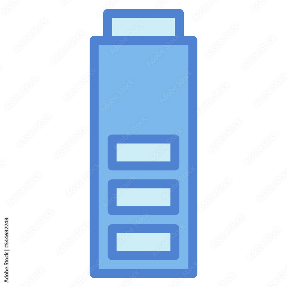 battery two tone icon style battery two tone icon style