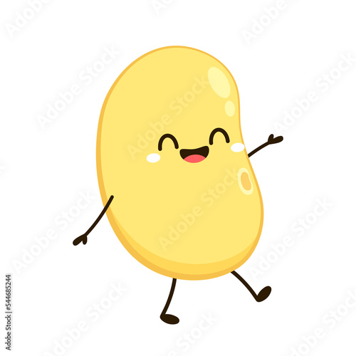 Soybean vector. Soybean character design.
