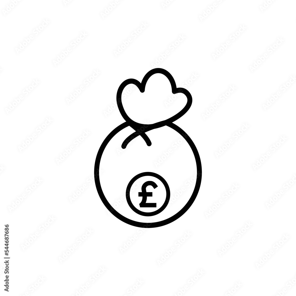 Obraz premium Money icon vector logo design template