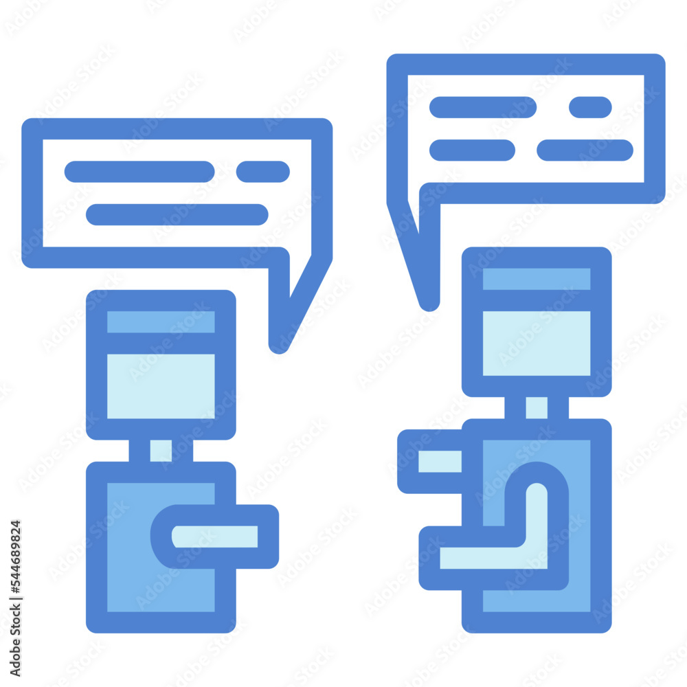 conversation two tone icon style conversation two tone icon style