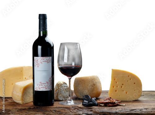 Red wine with cheese