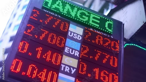Foreign currency exchange rates in Georgia
