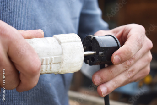 Plug in elecrticity socket 