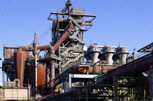 industrial plant factory steel machine