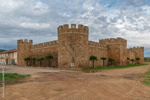 Castle palace in Alija del Infantado in the province of León, Castilla y León, Spain