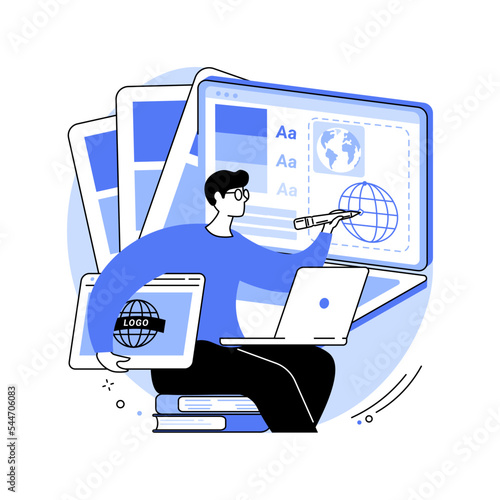 Design department isolated cartoon vector illustrations.