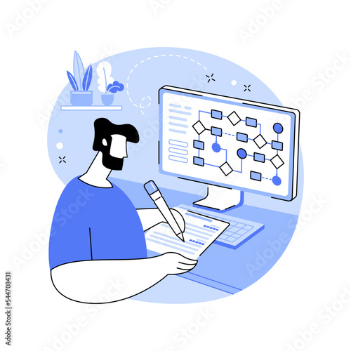 Project requirements isolated cartoon vector illustrations.