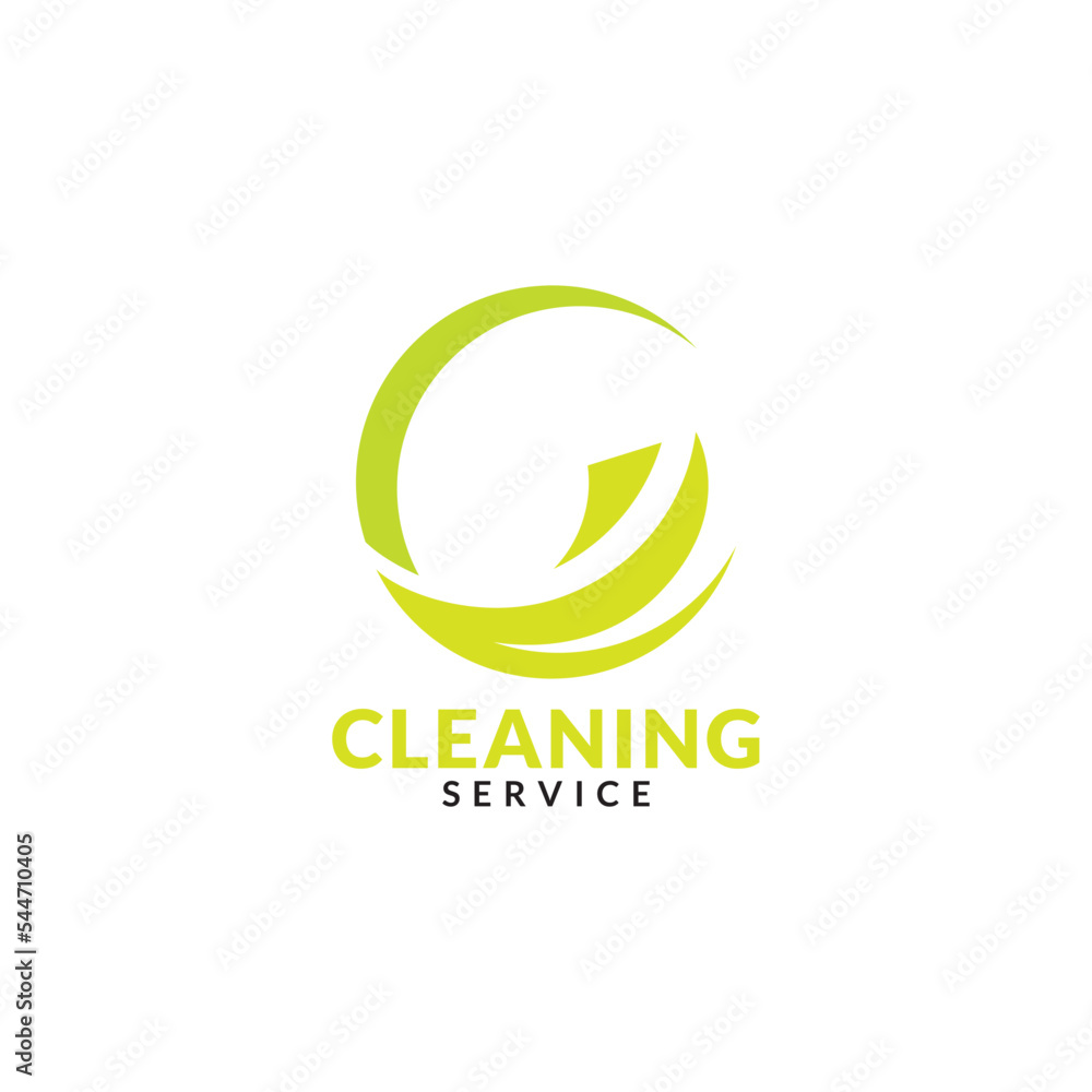 Cleaning broom logo design inspiration Cleaning broom logo design inspiration