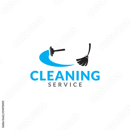 cleaning service clean logo icon vector template