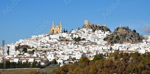 Vista panorámica de Olvera, Cádiz, Andalucía, España photo