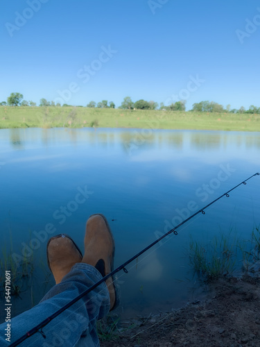 is nervous go fishing photo