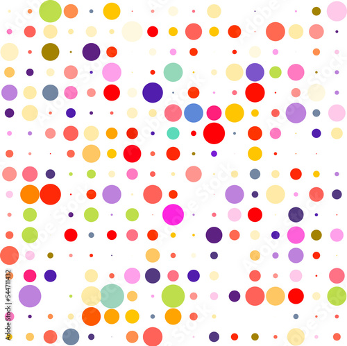 Wallpaper Mural seamless pattern with circles Torontodigital.ca