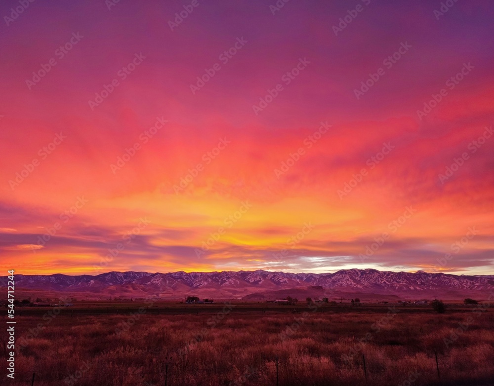 Gorgeous sunrise- Cache Valley Idaho