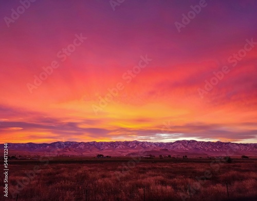 Gorgeous sunrise- Cache Valley Idaho © Justin Auker