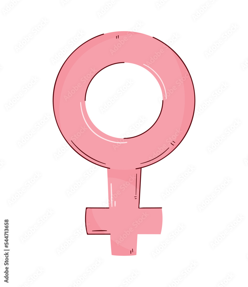 pink female gender symbol pink female gender symbol