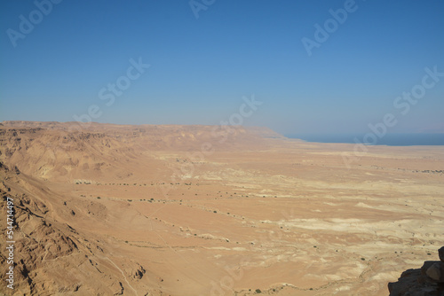 Rocks of the Judean Desert near Masada Park.